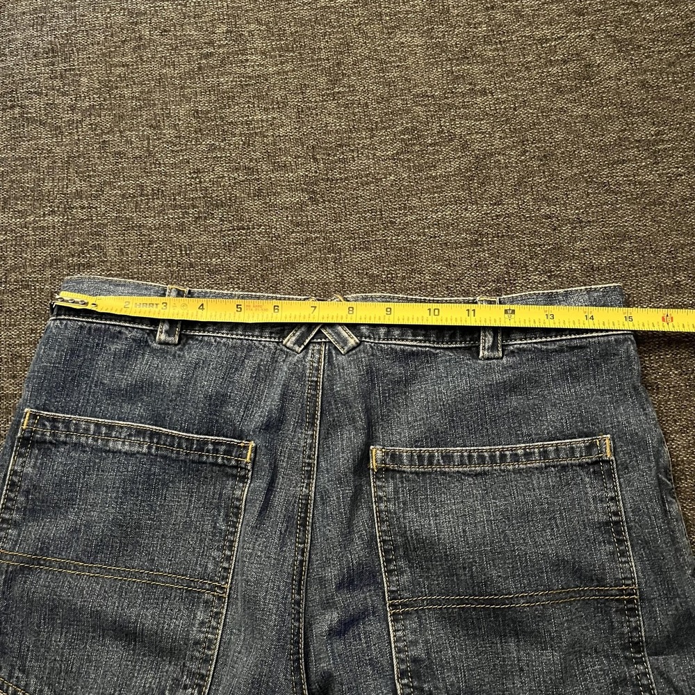 Rachel Comey Wide-Leg Jeans with Floral Cuffs - Denim Blue & Multicolor - Picture 8 of 11